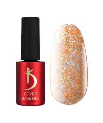 Reflective base coat for gel polish Crystal Drops 10, 7 ml