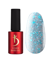 Reflective base coat for gel polish Crystal Drops 11, 7 ml