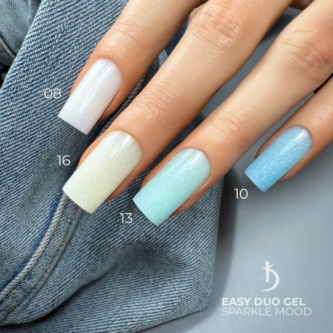 Professional acrylic-gel system Easy Duo Gel “Sparkle mood” № 16, 30 g - Kodi Professional