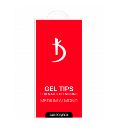 Gel Tips for Extensions MEDIUM ALMOND (240 pcs/pack)
