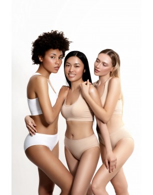 Women's Panties, Model "Slip" (Color: Beige, Size S)
