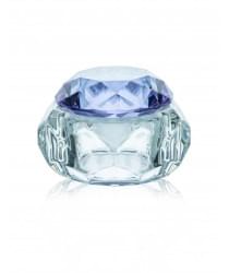 Glass bowl with purple lid, 30 ml