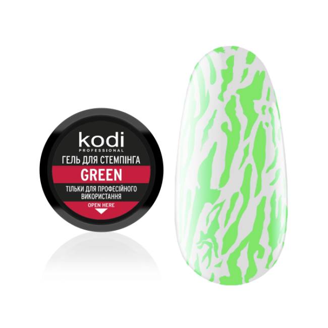 Gel de tamponnage vert, 4 ml - Kodi Professional
