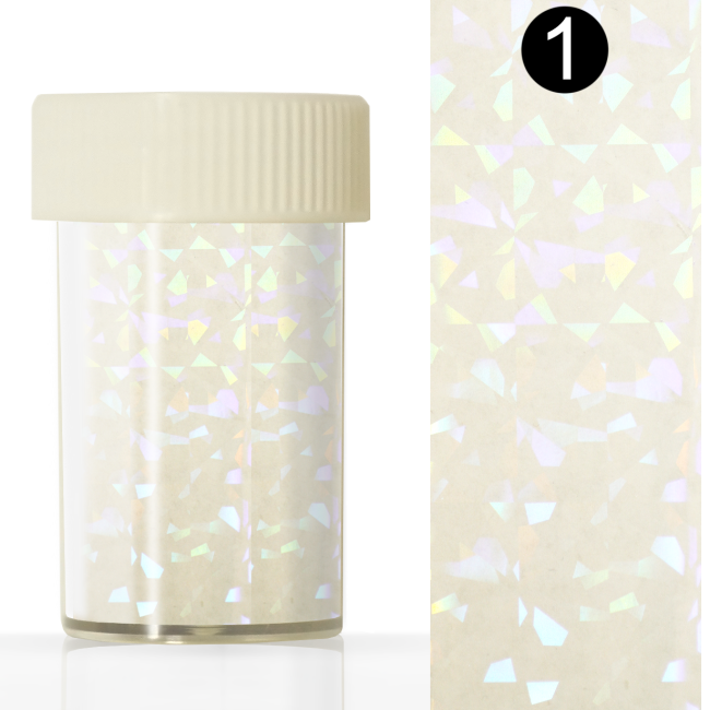 Nail Art Foil in Jar (4*110 cm) №1 - Kodi Professional