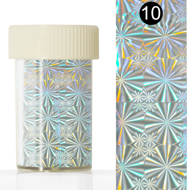 Nail Art Foil in Jar (4*110 cm) №10 - Kodi Professional