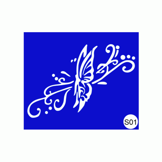 Stencil for Henna S01 - Kodi Professional