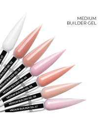Medium Builder Gel 01, 13 g (shade: Milk)