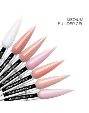 Medium Builder Gel 03, 30 g (shade: Light Beige)