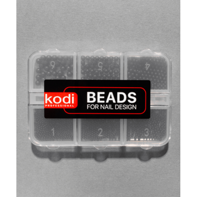 Beads for Nail Design (color: black) - Kodi Professional