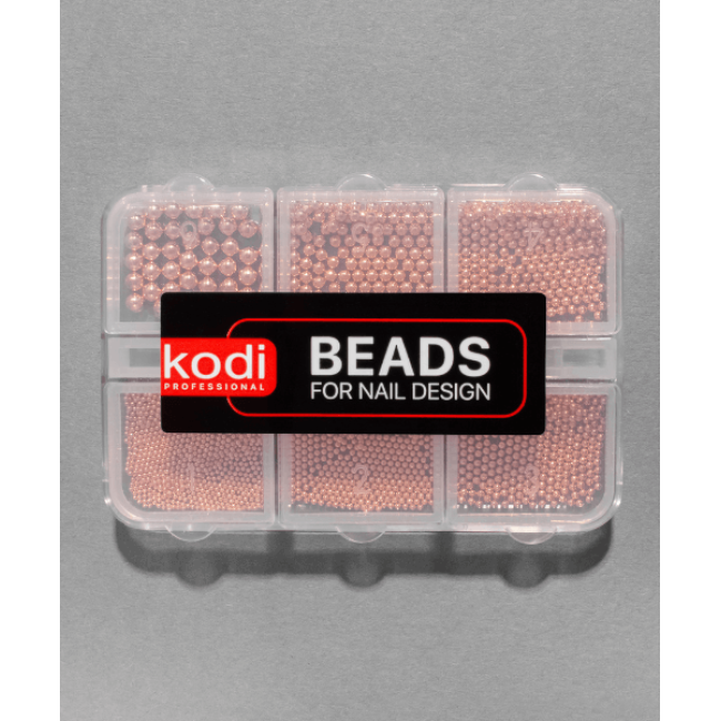 Perles pour la conception des ongles (couleur : or rose) - Kodi Professional