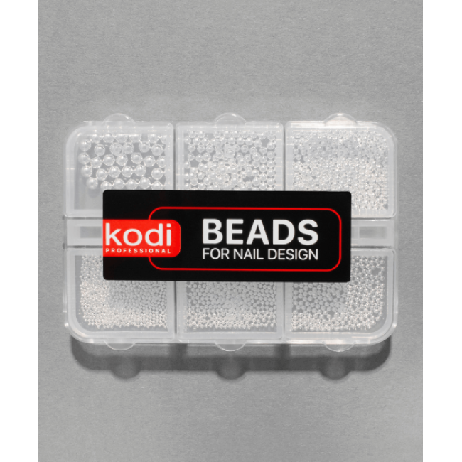 Perles pour la conception des ongles (couleur : argent) - Kodi Professional