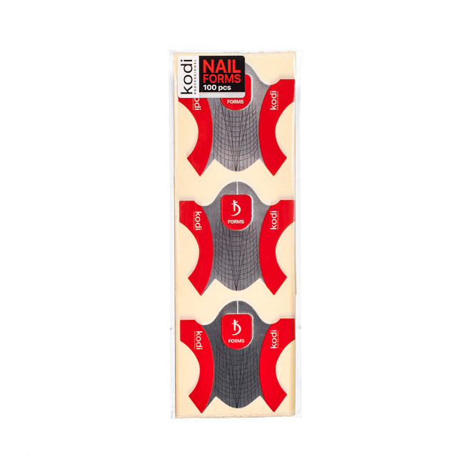 Formes universelles rouges 100 pièces. - Kodi Professional