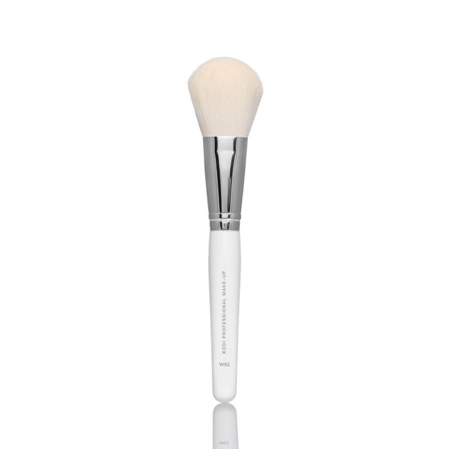 Powder Brush W02 (Bristle: Nylon with Natural Bristles) - Kodi Professional