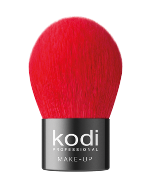 Pinceau Kabuki, couleur : rouge