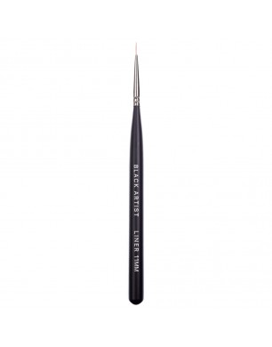 Painting Brush "Black Artist" Liner 11mm (Handle: Black, Bristle: Nylon)