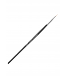 Brush for Painting in a Tube № 0 (Handle: Wooden Black, Bristle: Nylon)