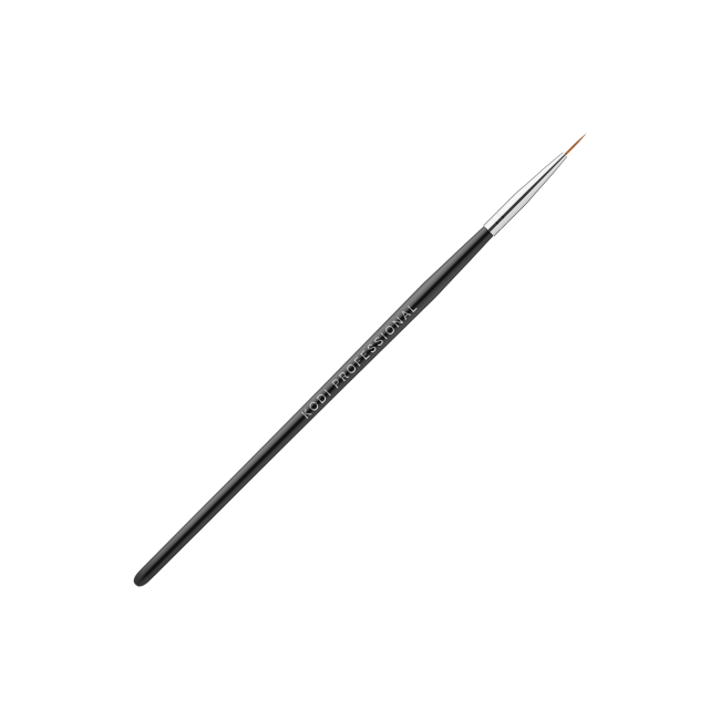 Pinceau pour peinture en tube n° 2 (manche : bois noir, poils : colonne) - Kodi Professional