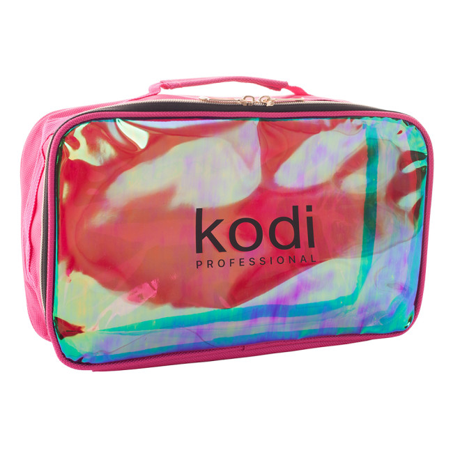 Cosmetic Bag Make-Up Kodi № 13 (Nylon; Color: Fuchsia Rainbow) - Kodi Professional