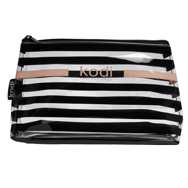 Cosmetic Bag "ZEBRA" Black (large) - Kodi Professional