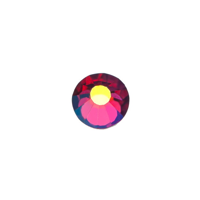 Cristaux décoratifs « Fucsia AB », taille SS 10 (200 pièces/paquet) - Kodi Professional