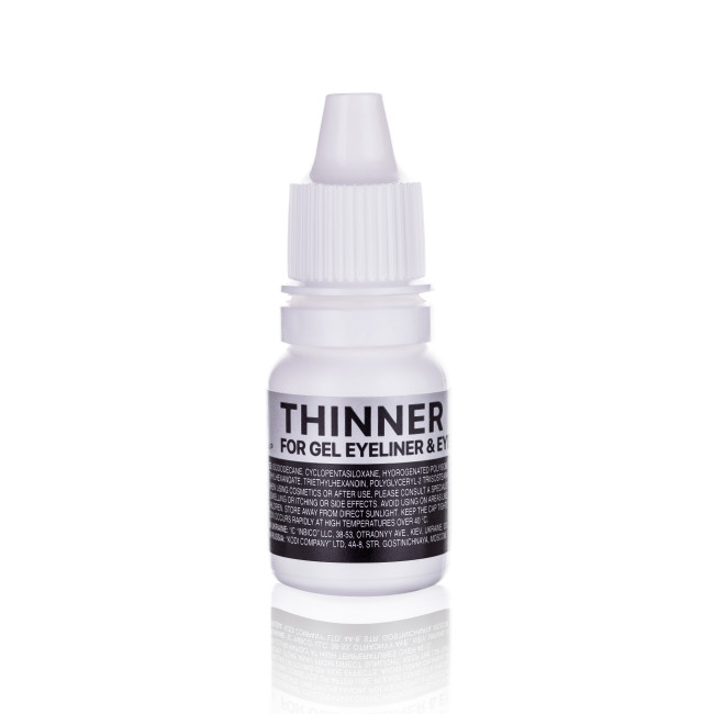 Thinner for Gel Eyeliner and Eyebrow Pomade, 10 ml - Kodi Professional