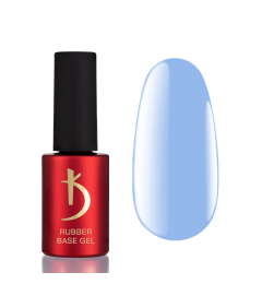 Gel de base en caoutchouc coloré, bleu ciel, 7 ml