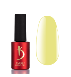 Gel de base en caoutchouc coloré, vanille, 7 ml