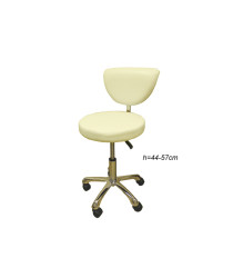 Chair Without Backrest for Master, Color: Beige