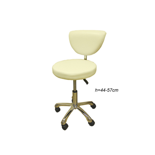 Chair Without Backrest for Master, Color: Beige - Kodi Professional
