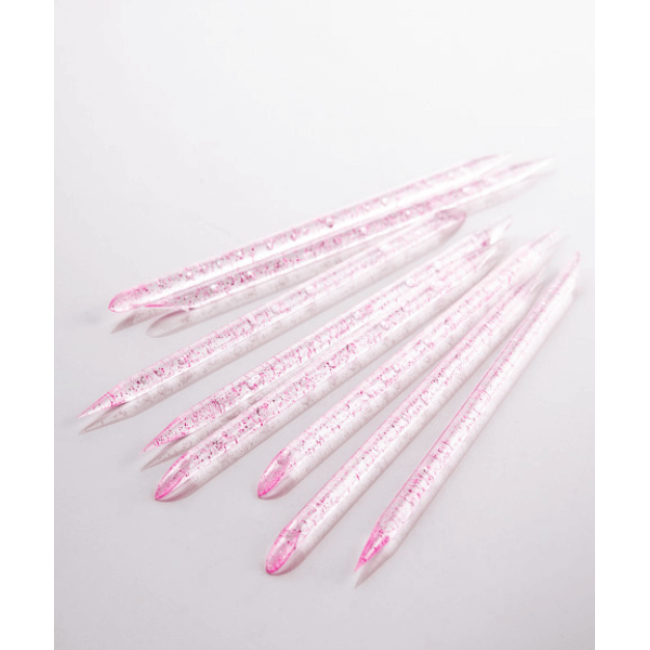 Bâtonnets en plastique pour cuticules (rose) - Kodi Professional