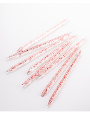Plastic Sticks for Cuticle (red)
