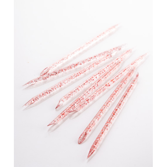 Bâtonnets en plastique pour cuticules (rouge) - Kodi Professional