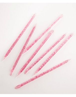 Plastic Sticks for Cuticles (pink)