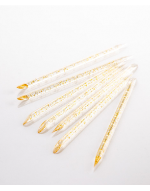Plastic Sticks for Cuticles  (yellow)