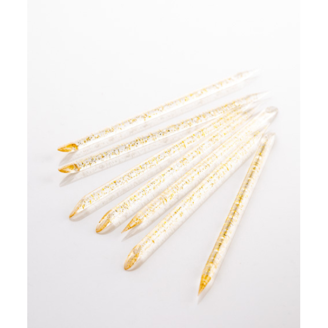 Bâtonnets en plastique pour cuticules (jaune) - Kodi Professional