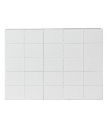 Set of Mini Buffs 120/120, Color: White (50pcs/pack)