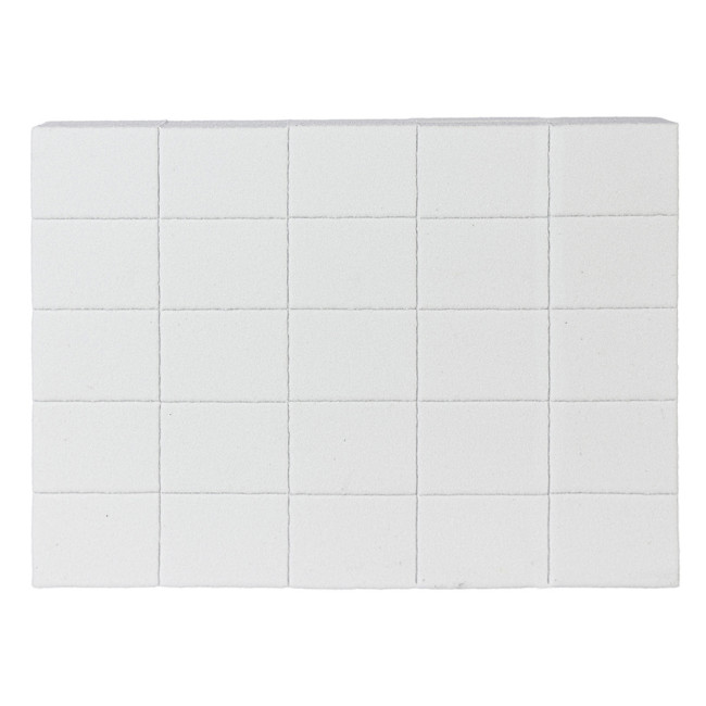 Set of Mini Buffs 120/120, Color: White (50pcs/pack) - Kodi Professional