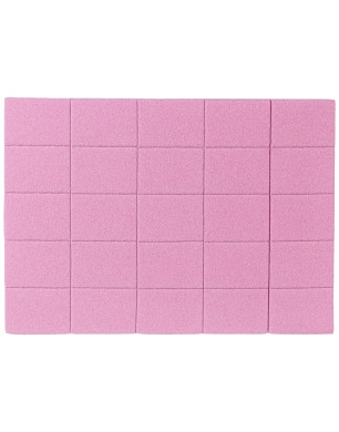 Set of Mini Buffs 120/120, Color: pink (50pcs/pack)