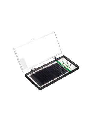 Eyelashes C 0.10 (16 Rows: 7/8/9/10/11/12/13/14 mm) Butterfly Green Pack