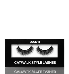 Cils en bande style défilé, look 11