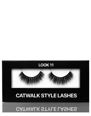 Cils en bande style défilé, look 11