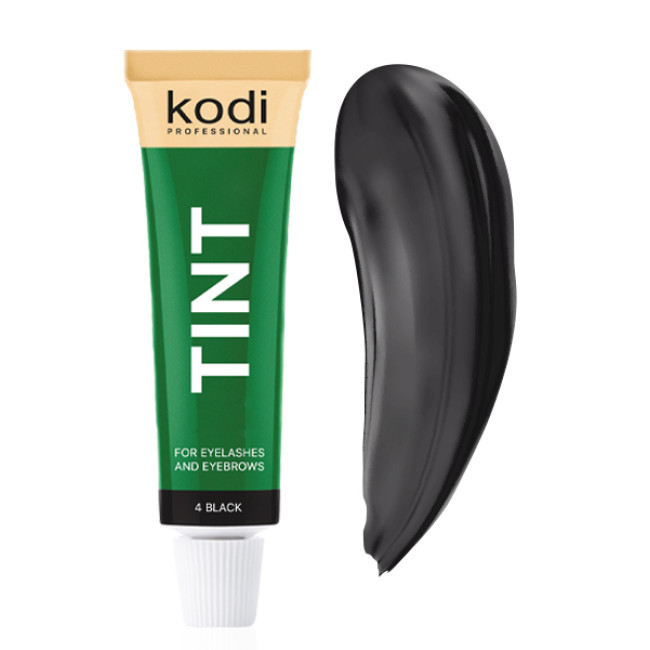 Peinture pour sourcils et cils, couleur : noir (15 ml) - Kodi Professional