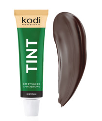 Paint for eyebrows and eyelashes, brown  (15ml) 