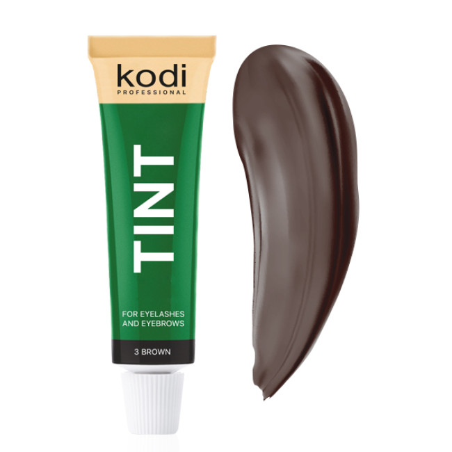 Peinture pour sourcils et cils, marron (15 ml) - Kodi Professional