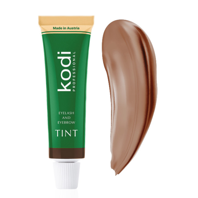 Peinture pour sourcils et cils, couleur : brun naturel (15 ml) - Kodi Professional