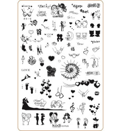 Stamping Plate "Plus size" № 03 (9.5x14.5cm)