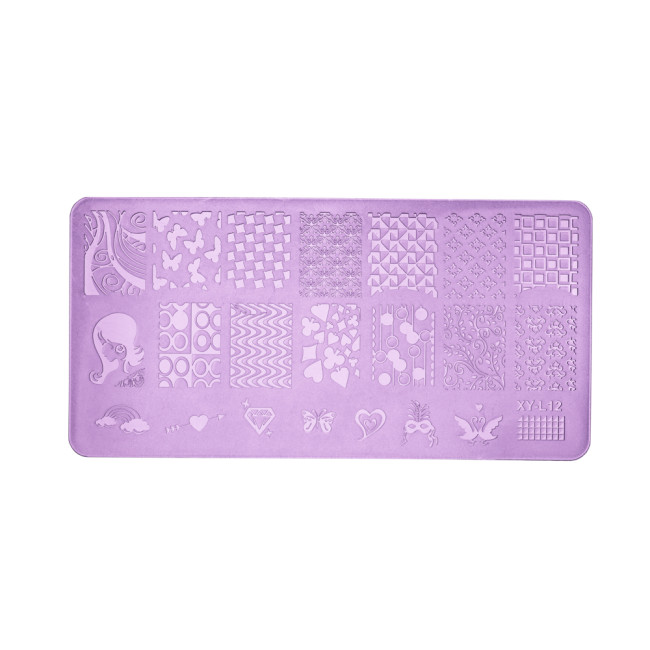 Plaque d'estampage L12 (6x12cm) - Kodi Professional