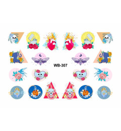 Slider Design with White Backing WB-307