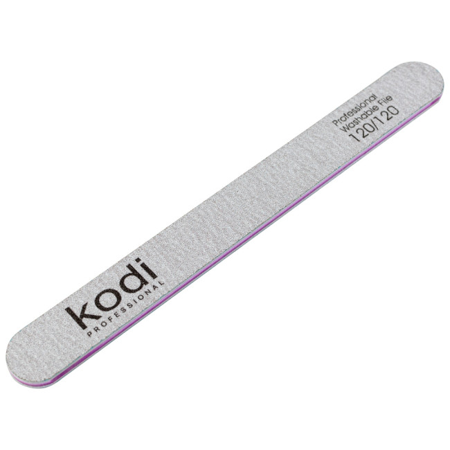 № 101 Straight Nail File 120/120 (Color: Gray, Size: 178/19/4) - Kodi Professional
