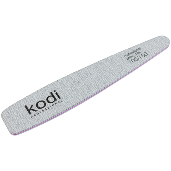 Lime à ongles conique n° 118 100/150 (couleur : gris, taille : 178/32/4) - Kodi Professional